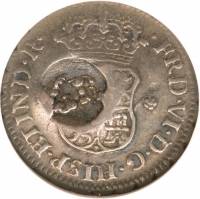 (№1760km1.3) Монета Ямайка 1760 год 5 Pence (Георг III)